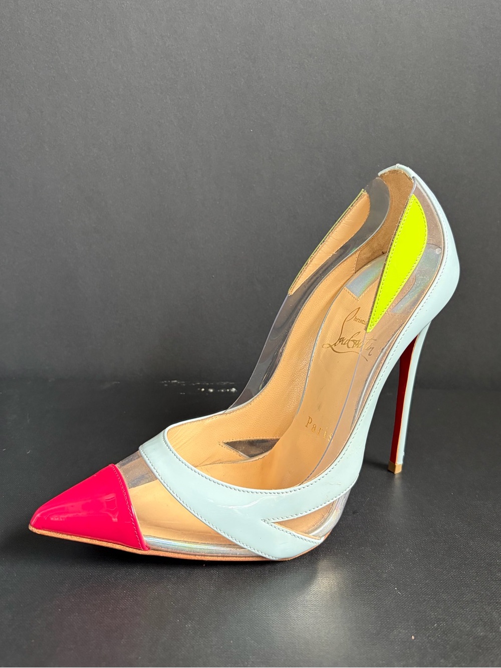 Christian Louboutin Blake is Back 120 PVC Pump